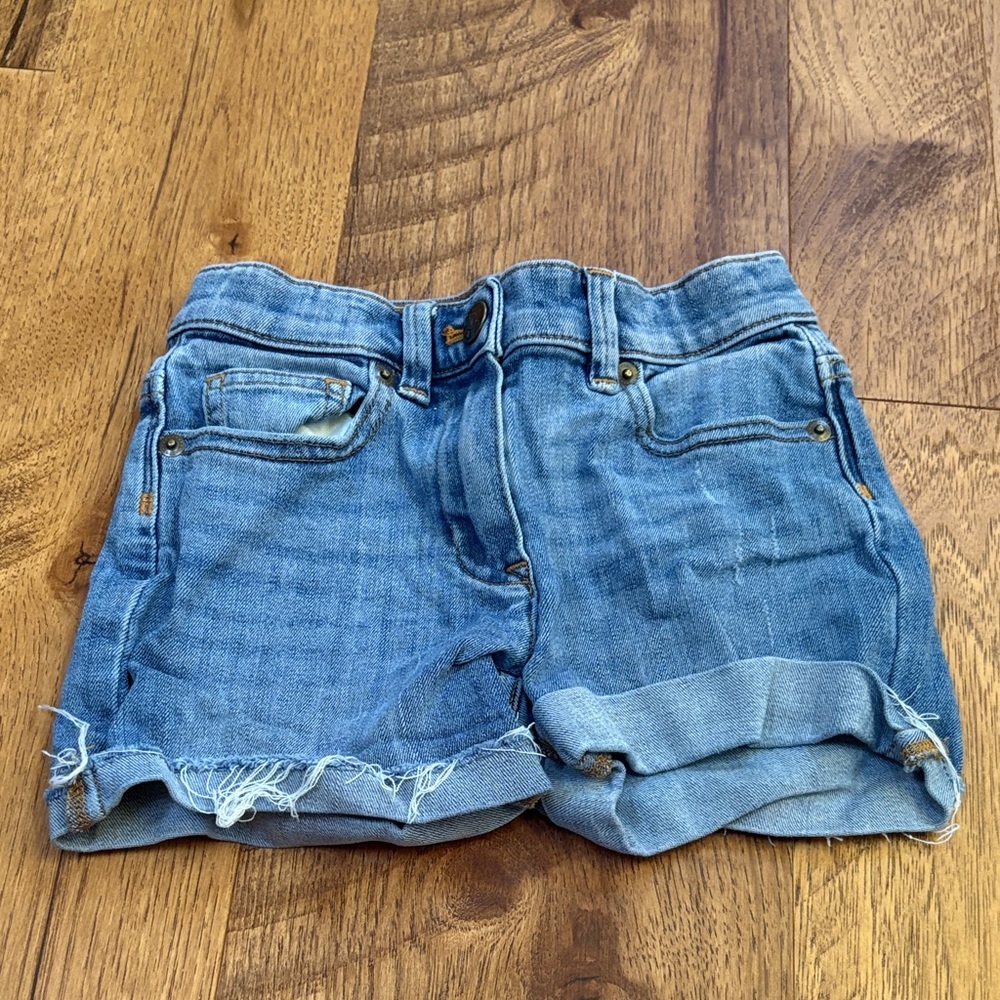 Crewcuts Girl’s Cowgirl Blue Jean Shorts Size 6